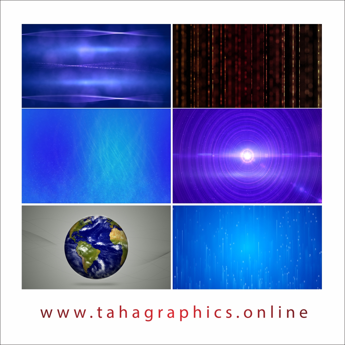 Planet earth rotates, Background Free Download