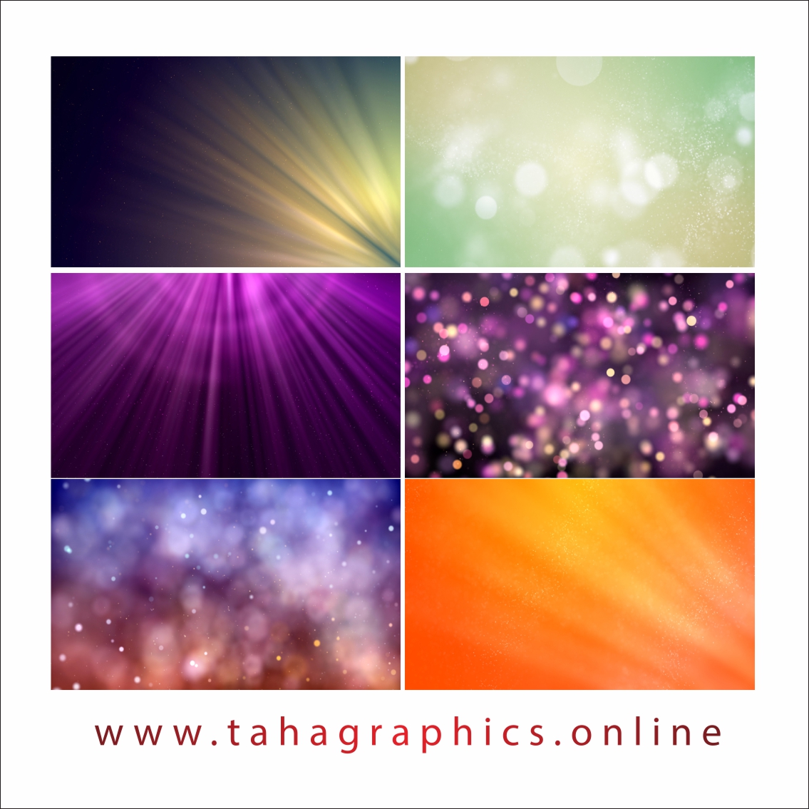 Bright abstract circular bokeh backgrounds Free Download