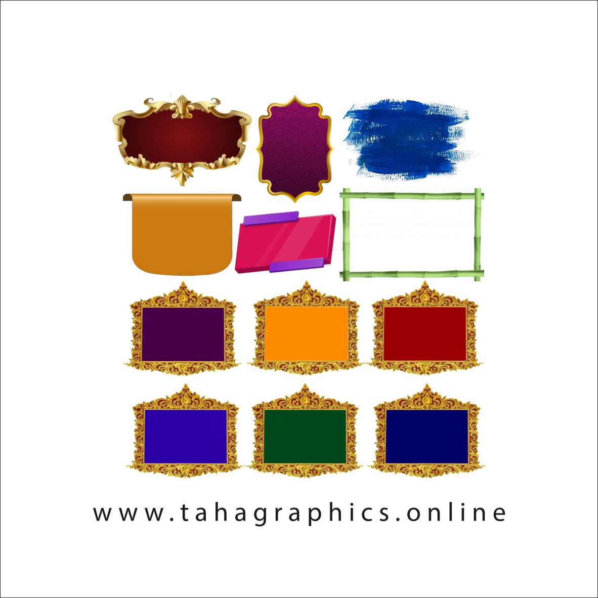 Luxury Floral Frame Free Download Shapes