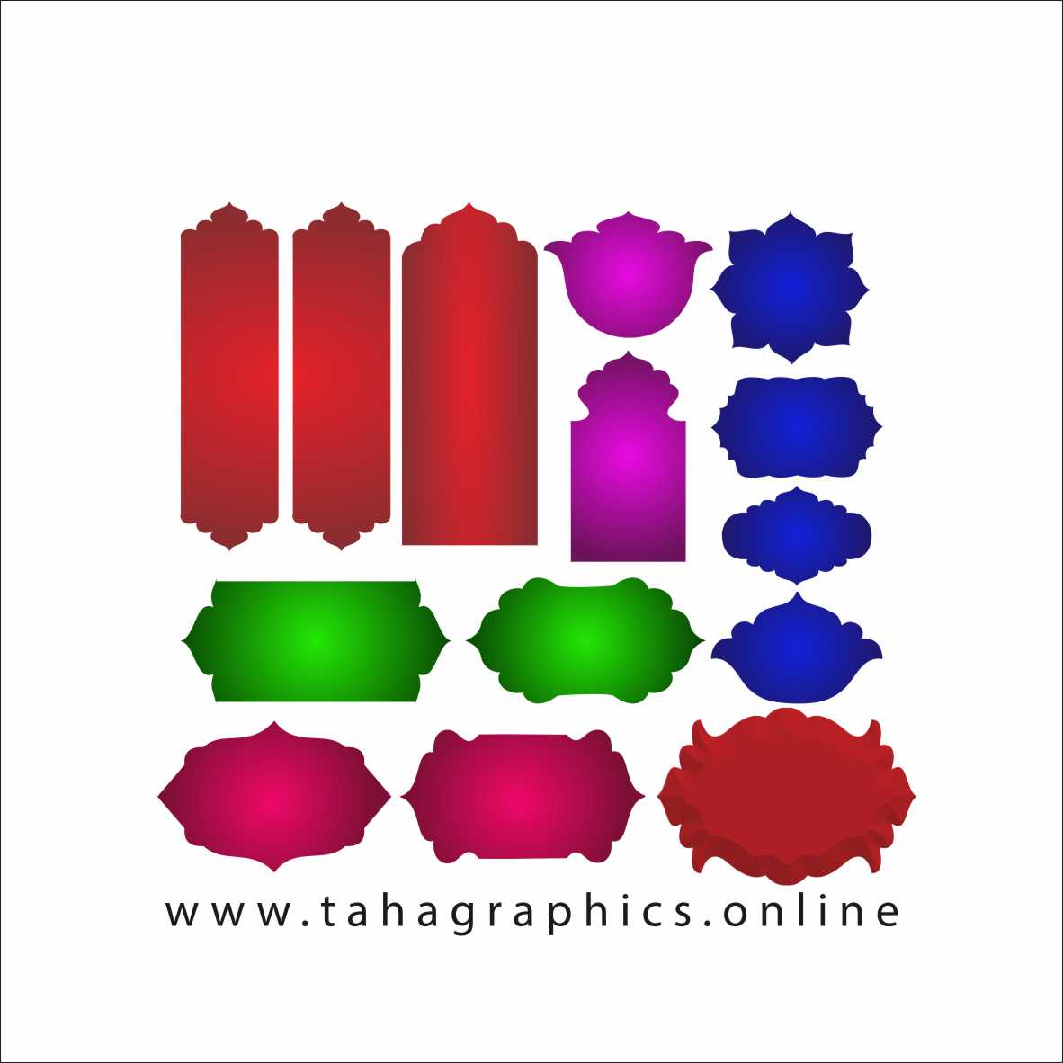 Islamic and Arabic patterns Shapes