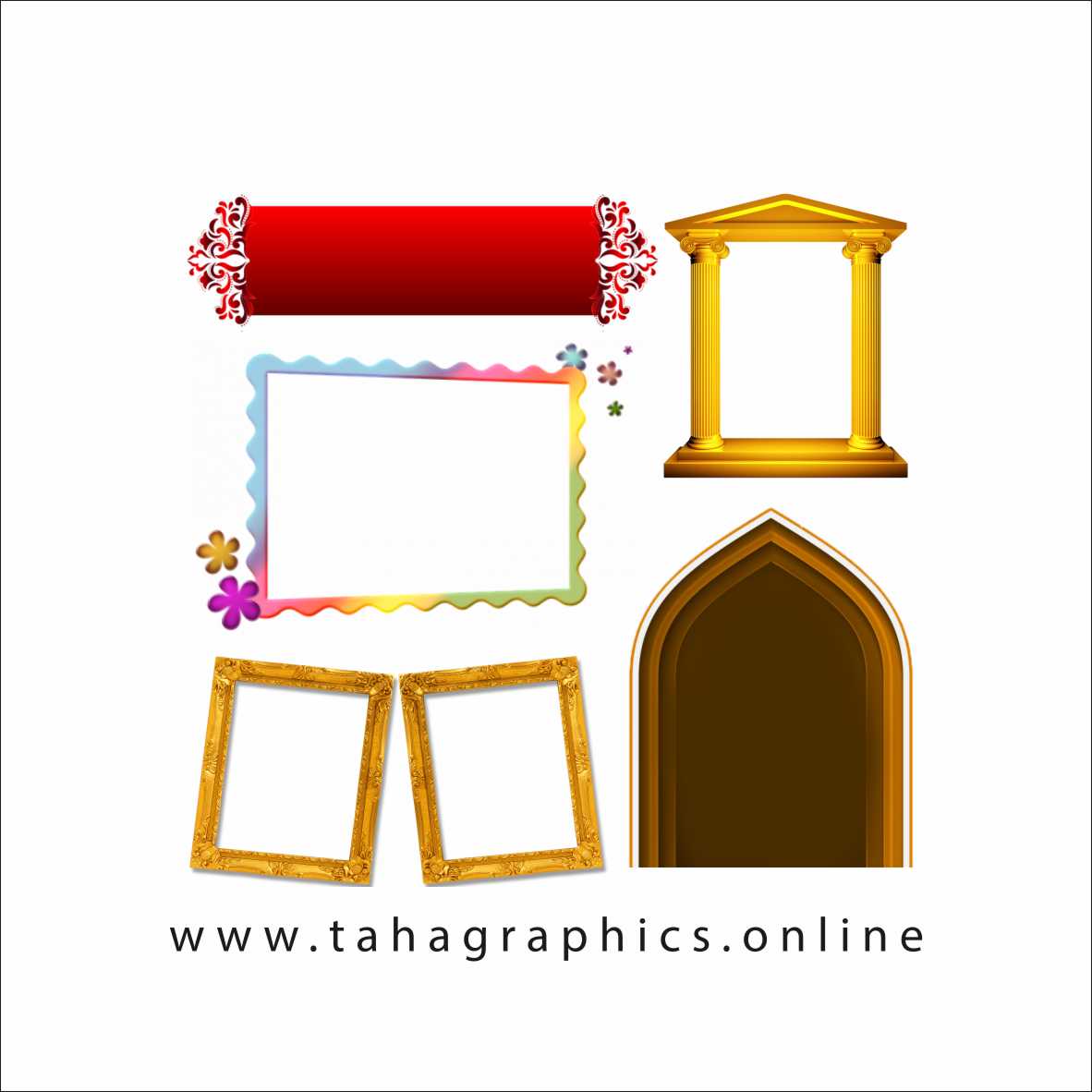 Three Magic Frames Stock Vector Free Download Shapes